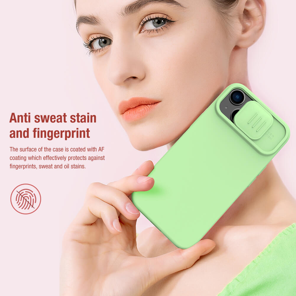 Чехол-крышка NILLKIN для Apple iPhone 14 6.1 (2022), Apple iPhone 13 (серия CamShield Silky magnetic)